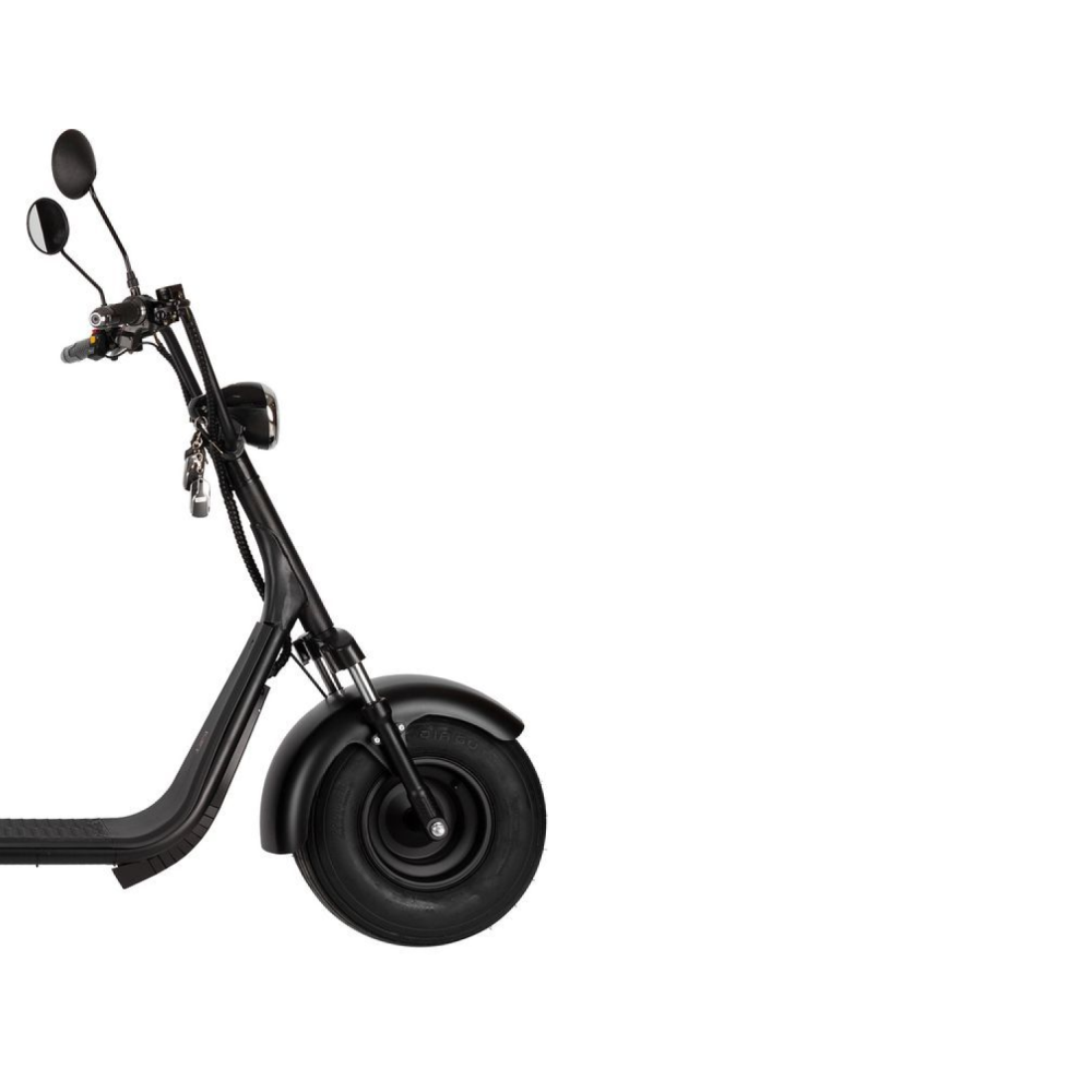 Электроскутер Citycoco GT X7 PRO Черный матовый (2000W) Off Road 4