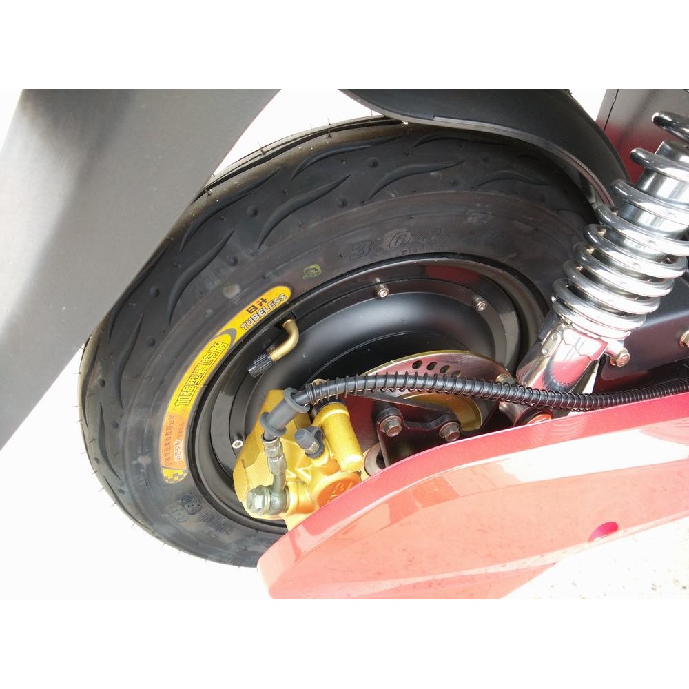 Электроскутер GreenCamel Трофи, 60V 1500W R10 Красный 9