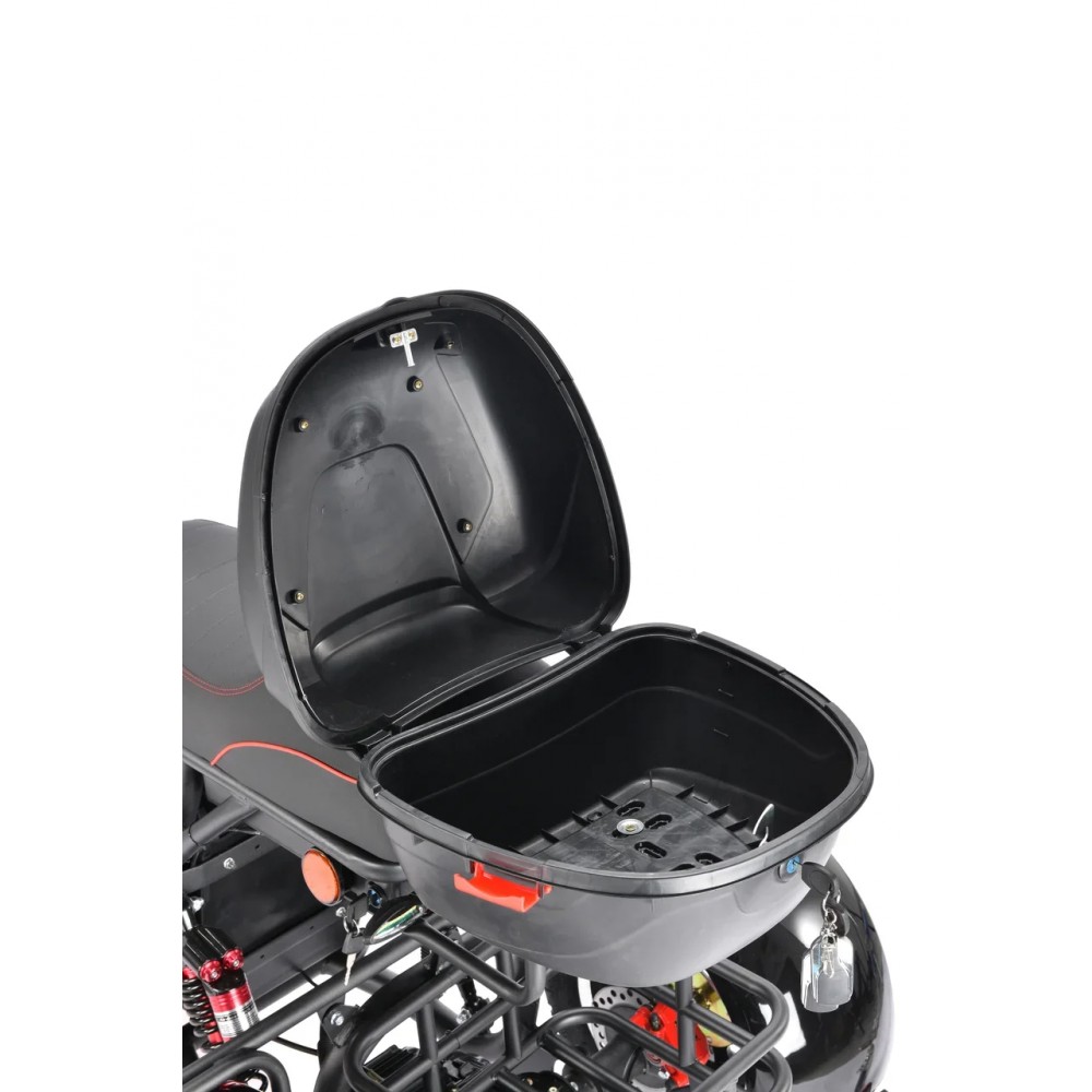 Трехколесный электроскутер CityCoco WHITE SIBERIA pro 3000W TRIKE+ черный 15