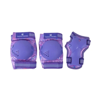 Набор защиты Tech Team Safe Fit Kids 4.0 Purple (Фиолетовый) Размер L
